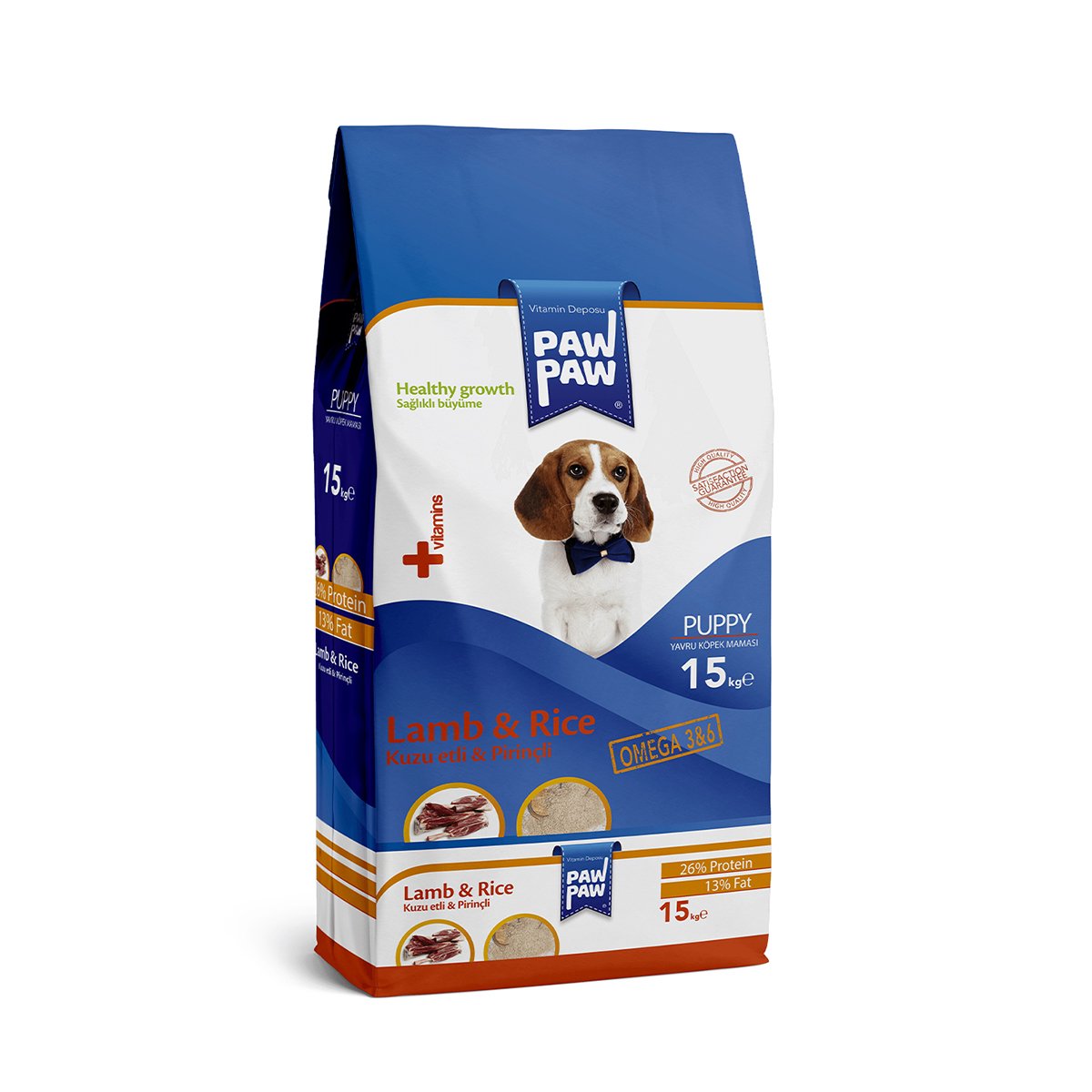 Market701 | Pawpaw Yavru Köpek Maması (Kuzu Etli & Pirinçli) 15kg